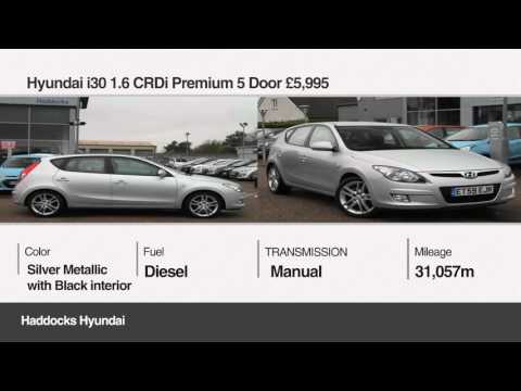 Haddocks Hyundai review Hyundai i30 1.6 CRDi Premium 5 Door.