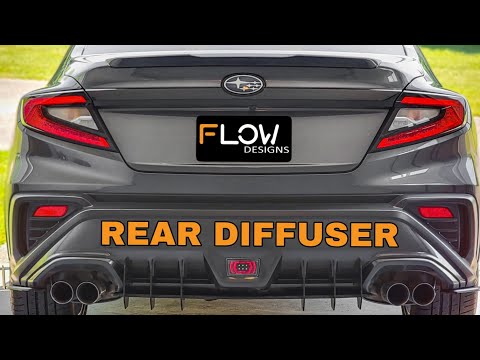 2022+ WRX Flow Designs Rear Diffuser