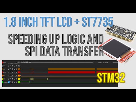 STM32 and ST7735 1.8 TFT LCD display
