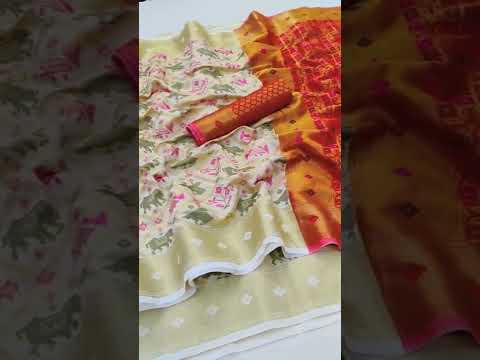 Silkshow zari soft silk heavy weaving saree, dry clean