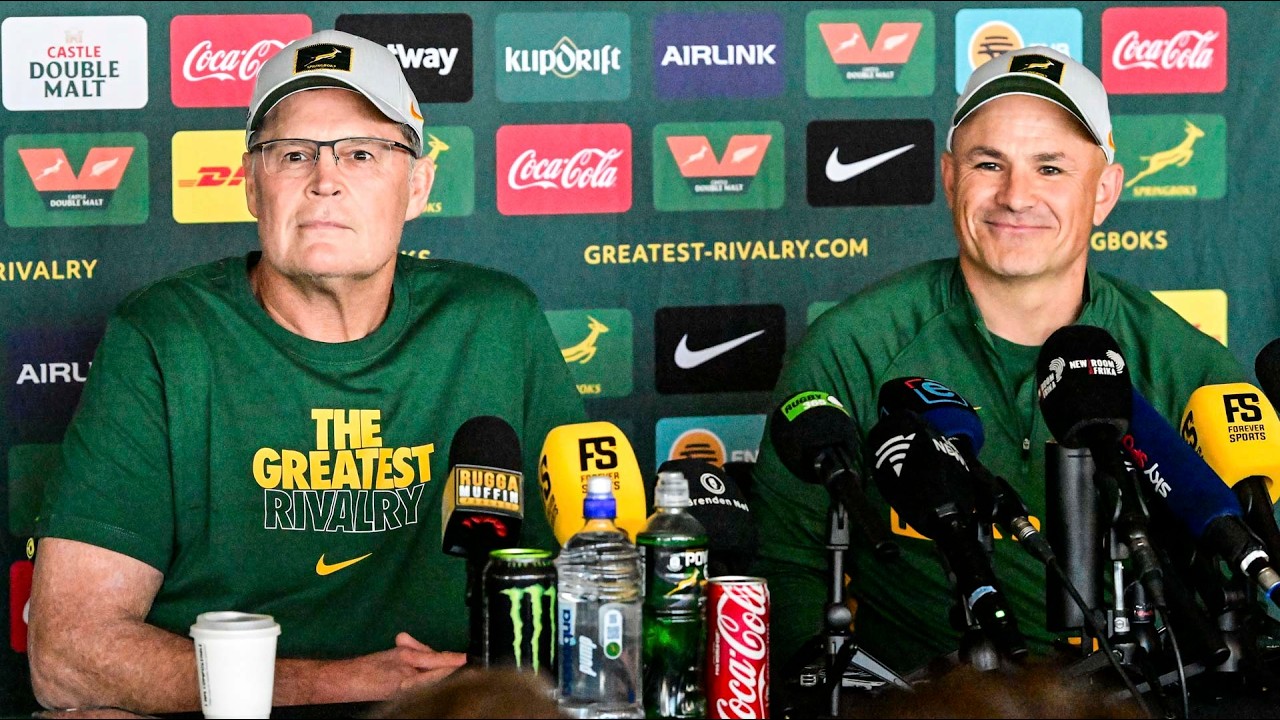 Rassie Erasmus and Jaco Peyper | Springbok Press Conference | 17 August 2026