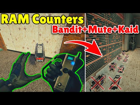 The * NEW * 1 MILLION IQ RAM Trick To Counter Mute, Bandit & Kaid - Rainbow Six Siege Heavy Mettle