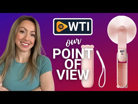 JISULIFE Handheld Mini Fans - WTI product video review