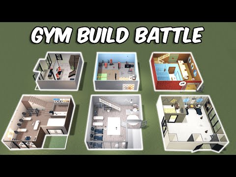 100k GYM BUILD BATTLE IN BLOXBURG