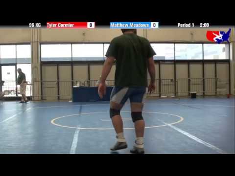 Tyler Cormier vs. Matthew Meadows at 2013 Junior Nationals - FILA - GR