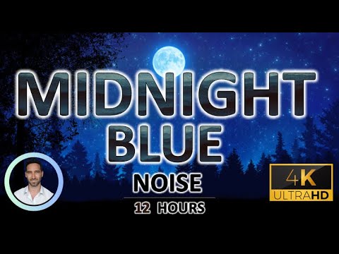 Midnight Blue Sleep Noise | Physical Healing & Pain Relief | 12 Hours | BLACK SCREEN