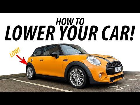 How To Lower Your Car! Mini Cooper S H&R 30mm Lowering Springs Install