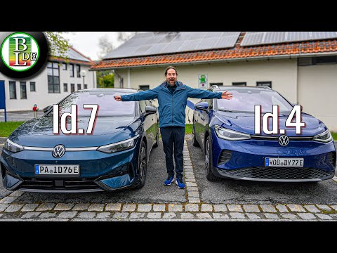 VW Id.4 (2024) Pro gegen Id.7 Pro - Verbrauch