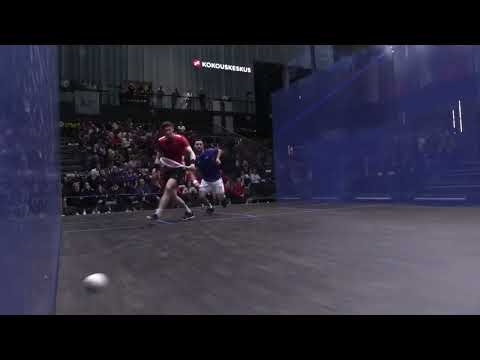 Adrian Waller - Baptiste Masotti highlights - ESF European Team Squash Championships 2023