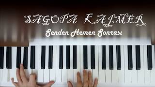 Sagopa Kajmer - Senden Hemen Sonrası -Piano Tutorial (sözleri ile)