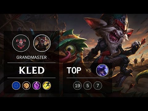 Kled Top vs Ryze - EUW Grandmaster Patch 9.5