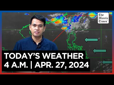 Today's Weather, 4 A.M. Apr. 27, 2024