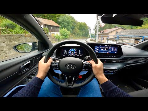 NEW Hyundai i20 N 2022 - POV test DRIVE & REVIEW (204 HP, loud exhaust)