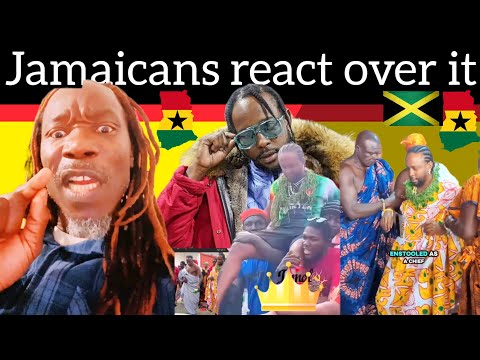 Jamaicans react over their Dancehall star has officially enstooled as a chief in Ghana