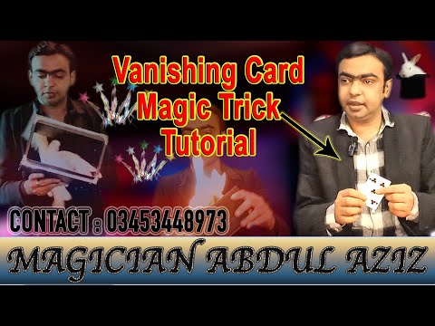 How to VANISH Any Card INSTANTLY - MAGIC TUTORIAL - Magician Abdul Aziz