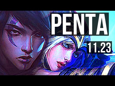 APHELIOS & Vex vs ASHE & Rakan (ADC) | Penta, Legendary | KR Grandmaster | 11.23