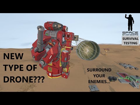 New Type of Minefield Drone??? - Space Engineers Testing