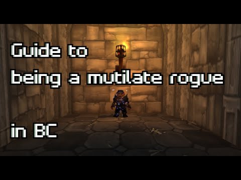 Guide for mutilate rogue dps, logs, talents TBC classic