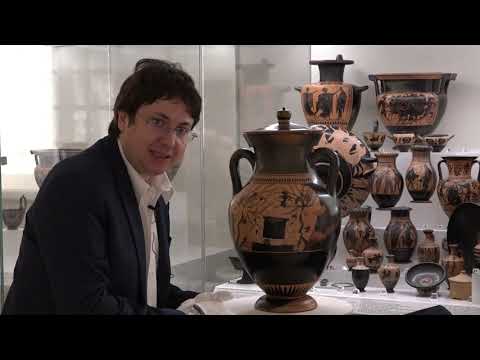 #Etruscopri: L'anfora a figure nere, attribuita al Pittore di Priamo