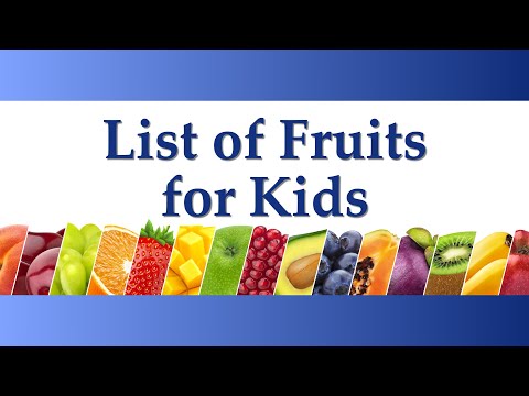Fruits name | fruits name in english | fruits | fruits name for kids