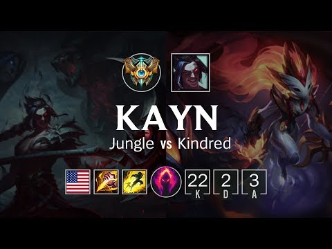 Kayn Jungle vs Kindred - NA Master Patch 8.24