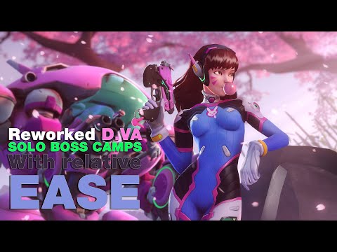 REWORKED D.Va can EASILY Solo the Boss Camp | Heroes of the Storm gameplay