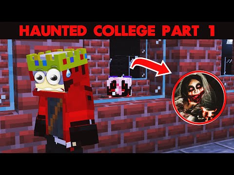 Minecraft Haunted College | Minecraft Horror Story in Hindi Part 1