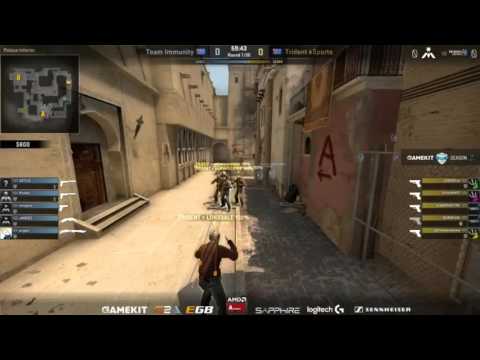 Trident's amazing knife round strats vs Immunity