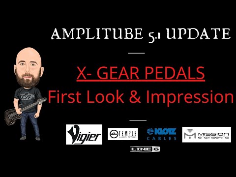 AMPLITUBE 5.1 | X-GEAR PEDALS | First Look & First Impression