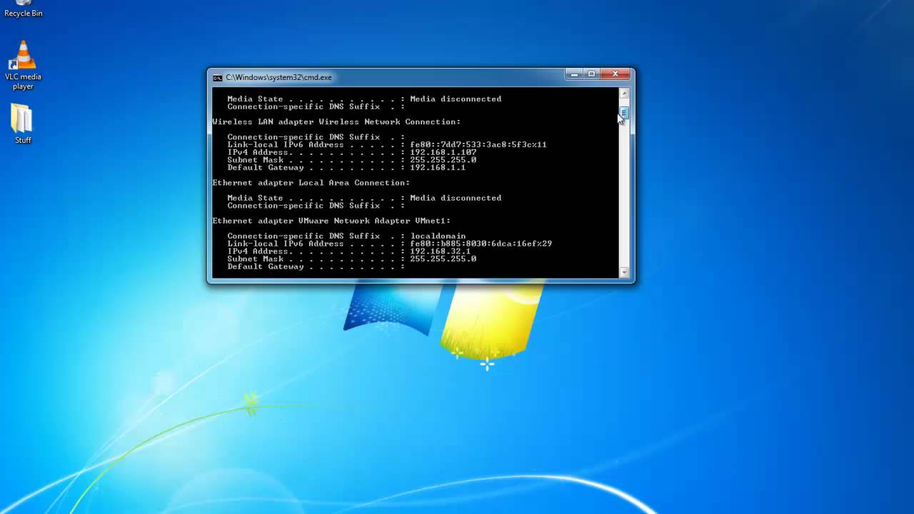 How to find the IP address of your computer and router