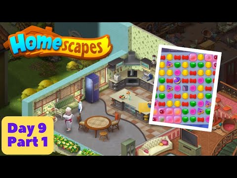 Transform Kitchen with HOMESCAPES: Day 9 Part 1 Story Walkthrough & Renovation Tips from BS Gaming