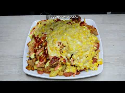 How to Make Homemade Salchipapa | Easy Recipes