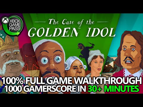The Case of the Golden Idol - 100% Full Game Walkthrough - 1000 Gamerscore in 30 Minutes (Game Pass) - YouTube