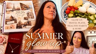 SUMMER GLOW UP 🌟 Getting Ready for Europe 🇮🇹 Healthy Habits, Travel Prep & My Dream Necklace