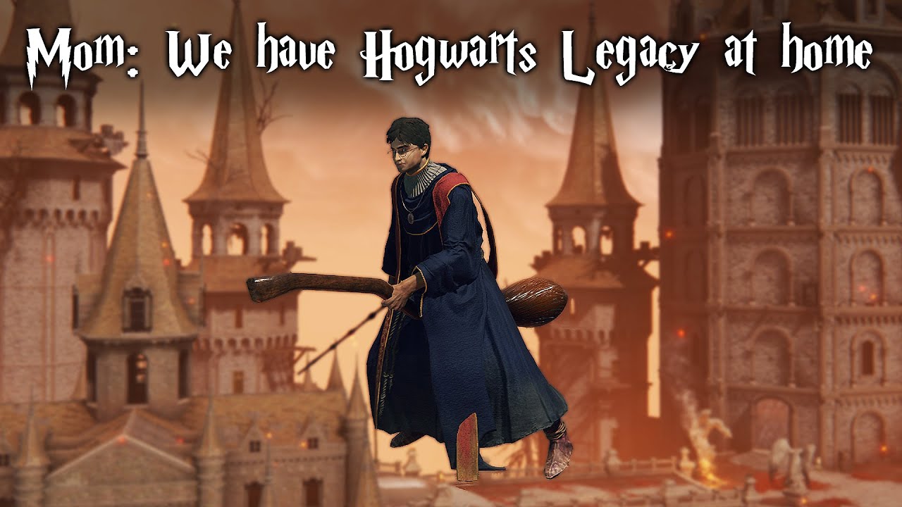 Hogwarts Legacy, but it's actually Elden Ring?