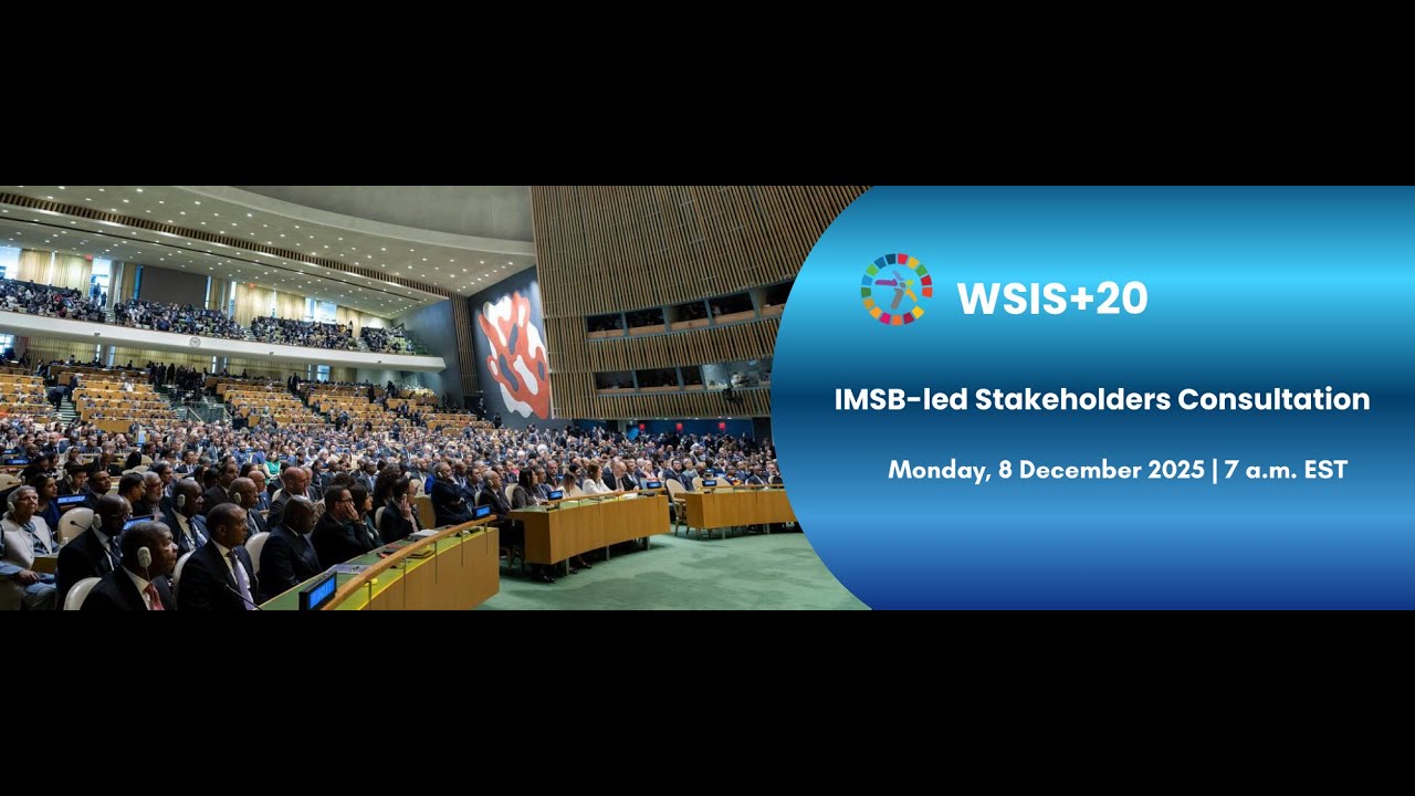 The IMSB-led WSIS+20 virtual stakeholder consultation, 8 December 2025