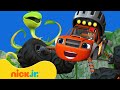 Sir Blaze Races Through A Slime Maze Blaze And The Monster Machines Full Scene Nick Jr