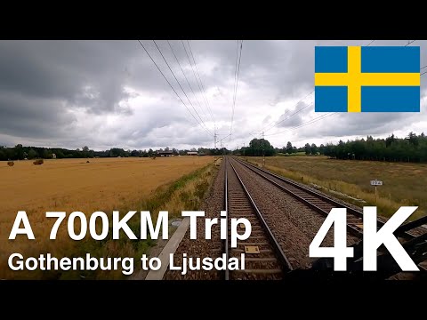 4K CABVIEW: A 700KM Trip (Gothenburg to Ljusdal)