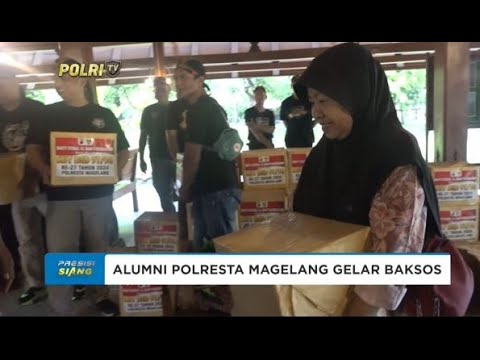 ALUMNI POLRESTA MAGELANG GELAR BAKSOS DI AREA CANDI BOROBUDUR