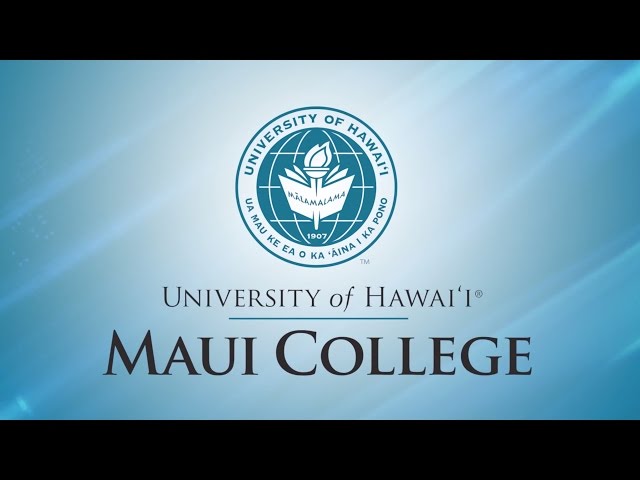 University of Hawaii Maui College video #1