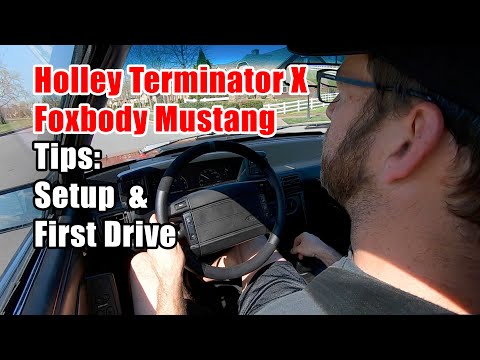 Foxbody Mustang Holley Terminator X Tips: Setup and First Drive