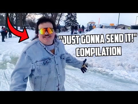 Best of Larry Enticer | Just Gonna Send It Snowmobile Compilation 2025