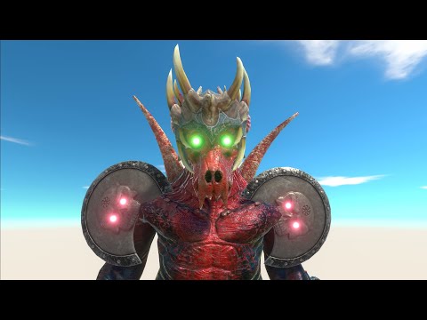 Kozarog the Demon vs Every Unit on the Spiral Path #2 - Animal Revolt Battle Simulator