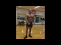 Bodybuilder Posing Practice