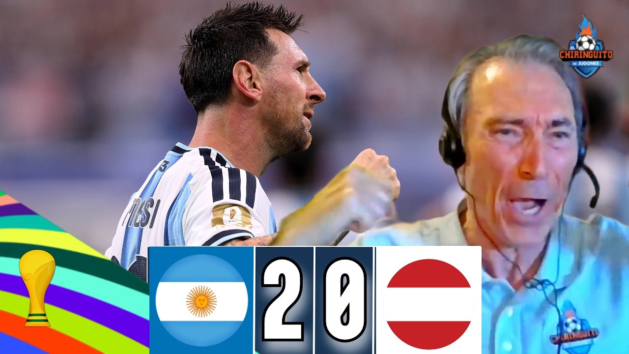 🇦🇷🥇 MESSI, MÁXIMO GOLEADOR EN LA HISTORIA DE LOS MUNDIALES | Resumen Argentina 2-0 Austria