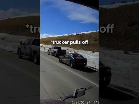 Brake Checker Finally Gets Pulled Over 🙌. #police #news #fyp #shorts