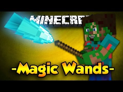 BeckBroJack - Basic Wands Mod - EPIC MAGIC WANDS! (Minecraft Mod Showcase)