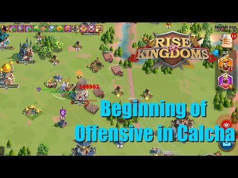 Beginning of Offensive in Calcha - rallies and field battles - Rise of Kingdoms