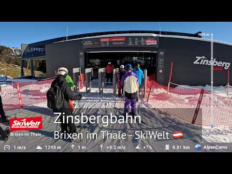 Zinsbergbahn - Brixen im Thale 🚡 SkiWelt | Erbaut von Doppelmayr im Jahr 2019