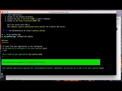serphperless demo on a Symfony4 application